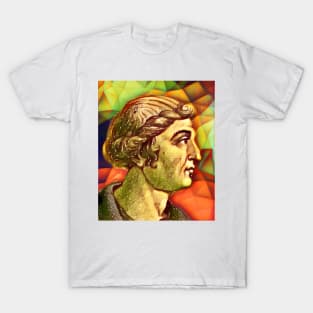 Cassius Dio Snow Portrait | Cassius Dio Artwork 15 T-Shirt